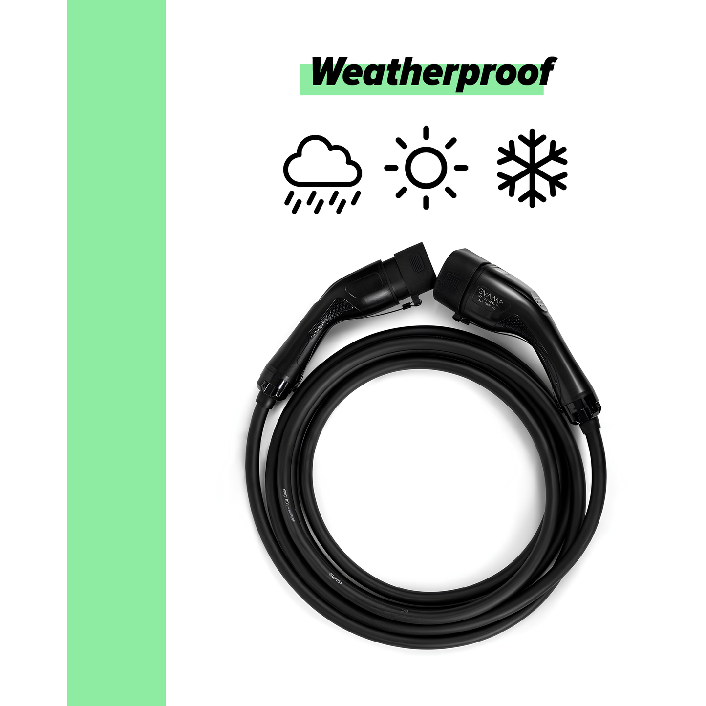 Type 2 to Type 2 EV Charging Cable